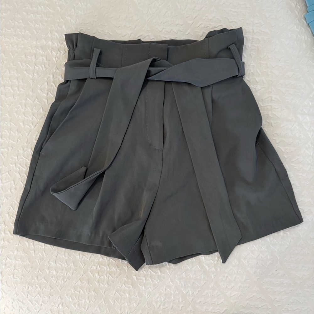 Dynamite High Waist Charcoal Shorts
